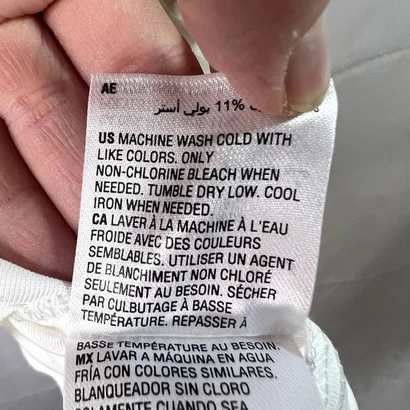 Alfani White Side Tie Sleeveless Layering Blouse Size XL - Picture 8 of 9